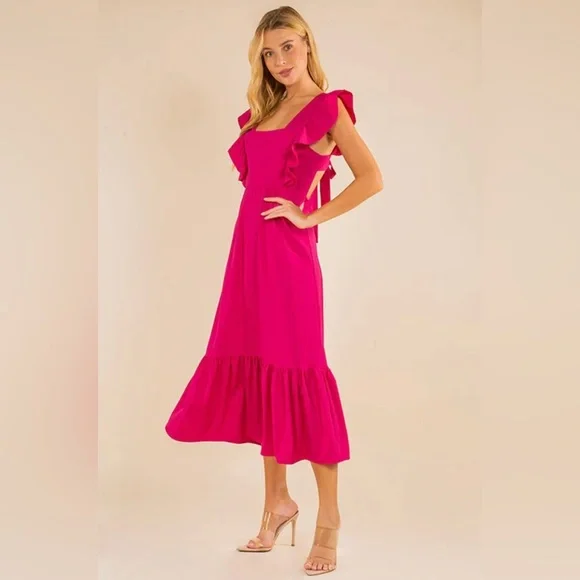 Self portrait Sophia Midi Dress Sz US2, UK6